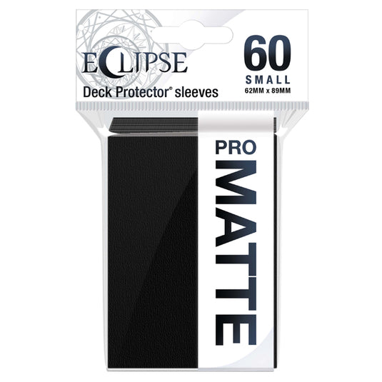 Ultra Pro - Eclipse Matte Small Sleeves - Jet Black (60 Sleeves)