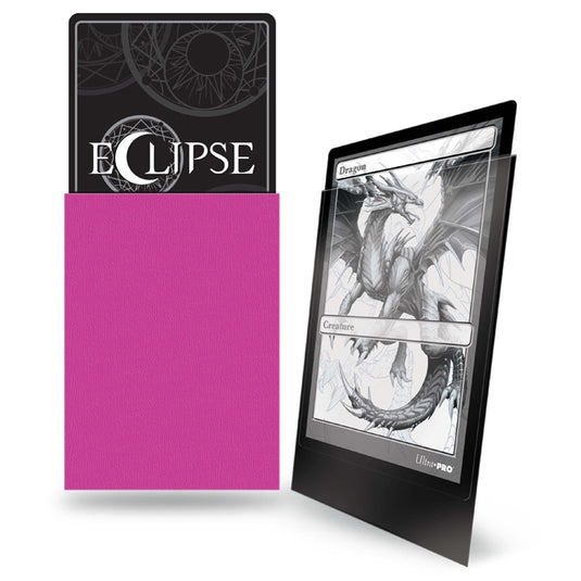 Ultra Pro - Eclipse Matte Standard Sleeves - Hot Pink (100 Sleeves)