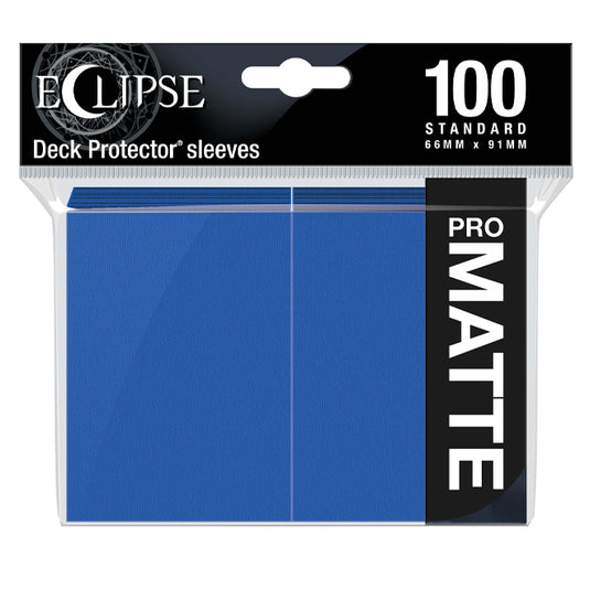 Ultra Pro - Eclipse Matte Standard Sleeves - Pacific Blue (100 Sleeves)