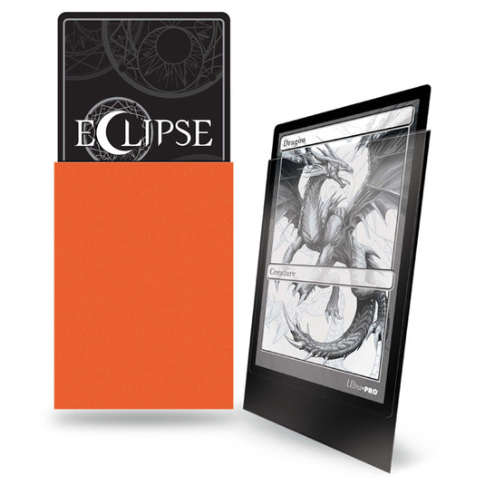 Ultra Pro - Eclipse Matte Standard Sleeves - Pumpkin Orange (100 Sleeves)