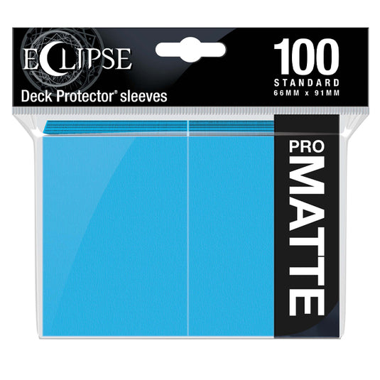 Ultra Pro - Eclipse Matte Standard Sleeves - Sky Blue (100 Sleeves)