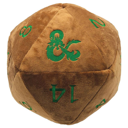 Ultra Pro - Fall 21 Copper and Green D20 Jumbo Plush for Dungeons & Dragons