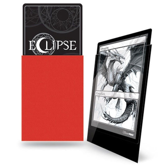 Ultra Pro - Standard Sleeves - Gloss Eclipse - Apple Red (100 Sleeves)