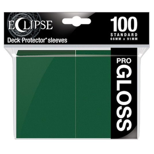 Ultra Pro - Standard Sleeves - Gloss Eclipse - Forest Green (100 Sleeves)