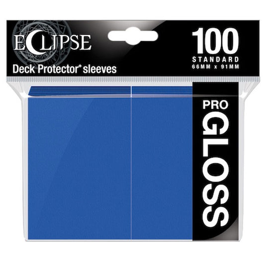 Ultra Pro - Standard Sleeves - Gloss Eclipse - Pacific Blue (100 Sleeves)