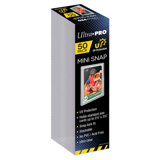 Ultra Pro - UV Mini Snap Card Holder (50 count retail pack)