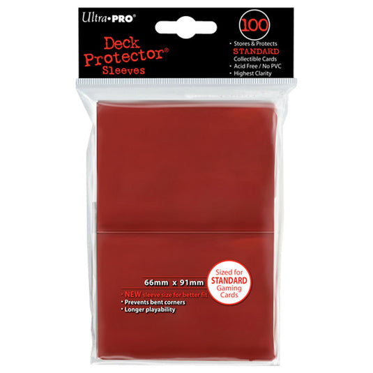 Ultra Pro - 100 Deck Protectors - Red