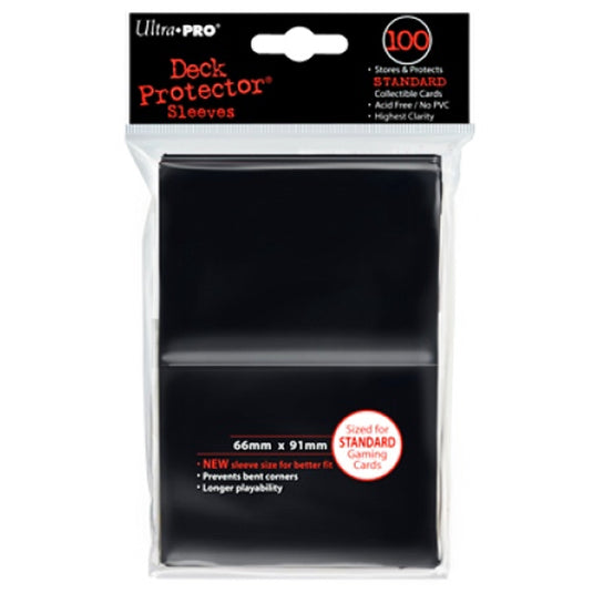 Ultra Pro - Standard Sleeves - Black (100 Sleeves)