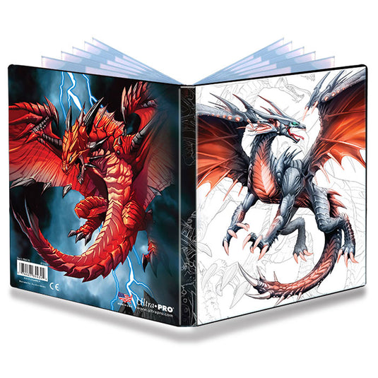 Ultra Pro - Black & Demon Dragons - A5 Portfolio (for small sized cards)