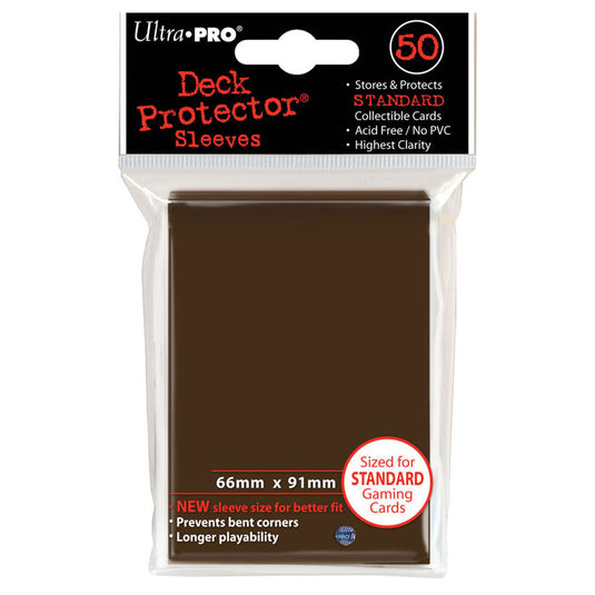Ultra Pro - Standard Sleeves - Brown (50 Sleeves)