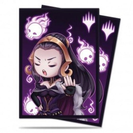 Ultra Pro - Standard Deck Protector - Chibi Collection Liliana - Talk To The Hand for Magic - (100 Sleeves)