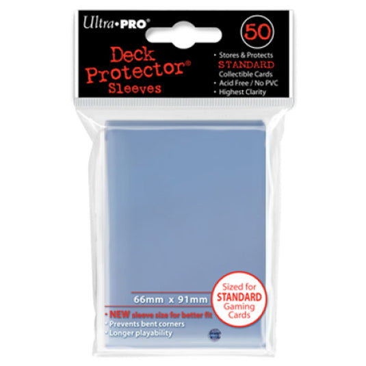 Ultra Pro - Standard Sleeves - Clear (50 Sleeves)