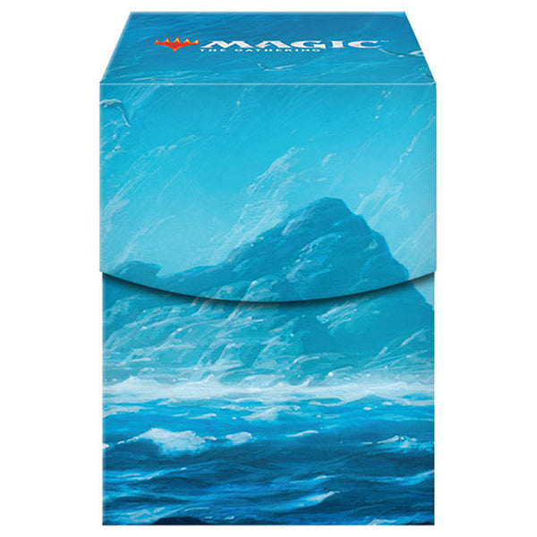 UP - PRO 100+ Deck Box Für Magic: The Gathering - Unstable Lands Island Design, Kartenbox Für Sammelkarten