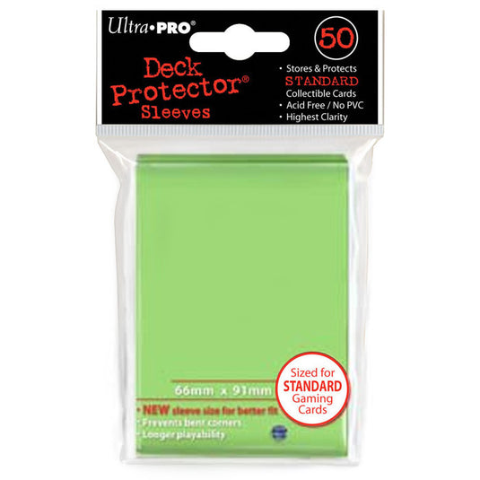 Ultra Pro - Standard Sleeves - Lime Green (50 Sleeves)