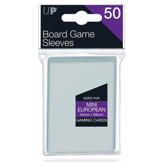 Ultra Pro - Board Game Sleeves - Euro Mini Size - 44x68mm (50 Sleeves)