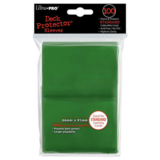 Ultra Pro - Standard Sleeves - Green (100 Sleeves)