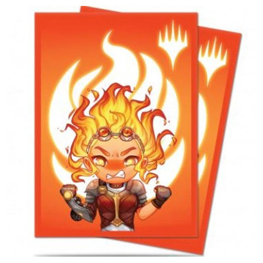 Ultra Pro - Standard Deck Protector - Chibi Collection Chandra - Maximum Power for Magic - (100 Sleeves)