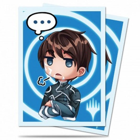 Ultra Pro - Standard Deck Protector - Chibi Collection Jace - Sigh... for Magic - (100 Sleeves)