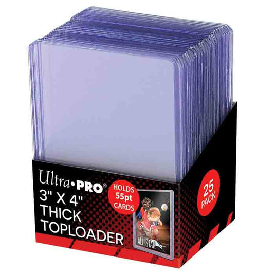 Ultra Pro - TopLoaders 3" X 4" - Thick (25)