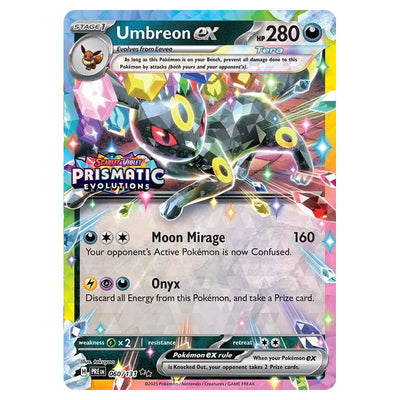 Pokemon - Scarlet & Violet - Prismatic Evolutions - Umbreon ex - 060/131 - Stamped Promo