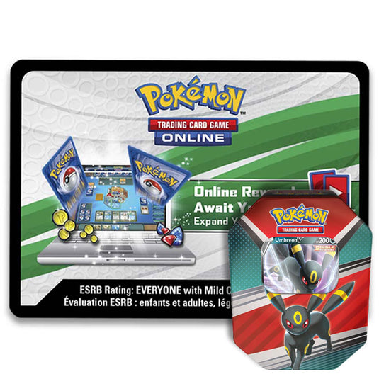 Pokemon - V Heroes Tin - Umbreon V - Online Code Card Pokemon - V Heroes Tin - Umbreon V - Online Code Card