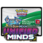 Pokemon - Sun & Moon - Unified Minds - Online Code Card