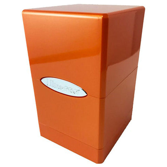 Ultra Pro - Deck Box - Satin Tower - Hi-Gloss Pumpkin