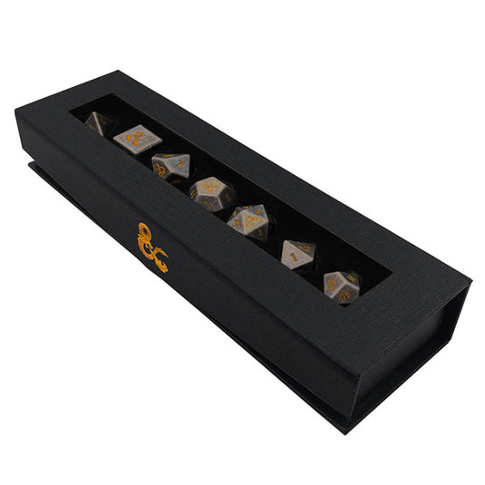 Ultra Pro - Heavy Metal - RPG Dice Set for Dungeons & Dragons - Realmspace