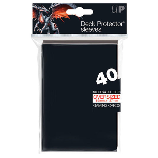 Ultra Pro - Oversized Card Sleeves - Black (40 Sleeves)
