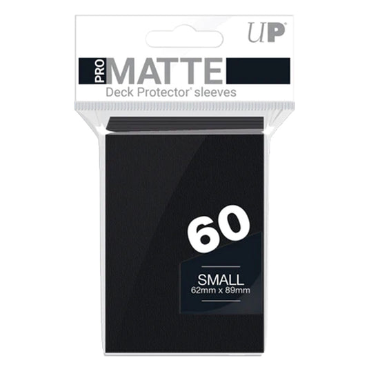 Ultra Pro - Deck Protectors - Small Matte - Black (60 Sleeves)