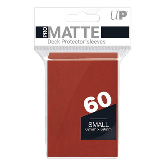 Ultra Pro - Deck Protectors - Small Matte - Red (60 Sleeves)