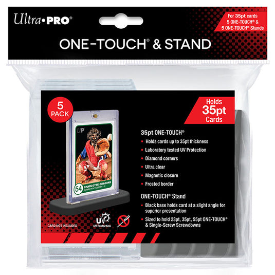 Ultra Pro - 35PT UV ONE-TOUCH & Stands 5-pack