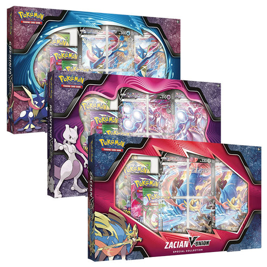 Pokemon - V-UNION Special Collection Box - Greninja, Mewtwo & Zacian