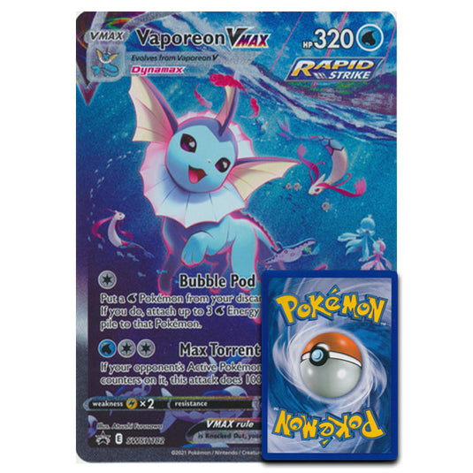 Pokemon - Vaporeon VMAX - Oversized Promo Card (SWSH182)