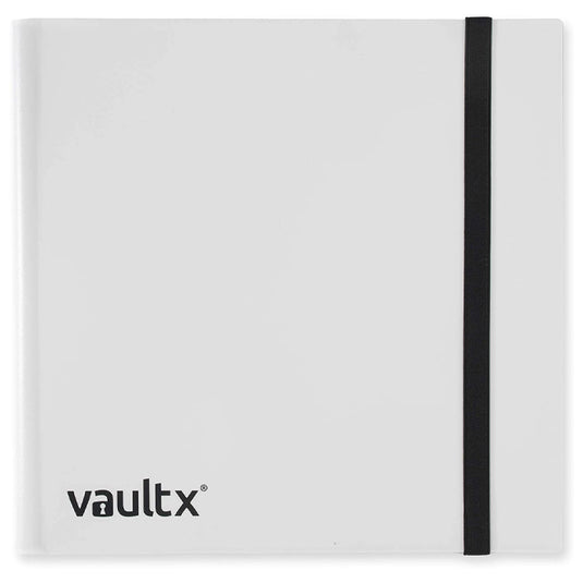 Vault X - 12-Pocket - Strap Binder - White