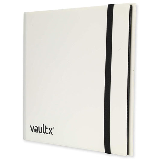 Vault X - 12-Pocket - Strap Binder - White