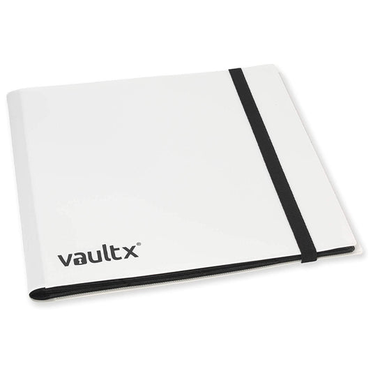 Vault X - 12-Pocket - Strap Binder - White