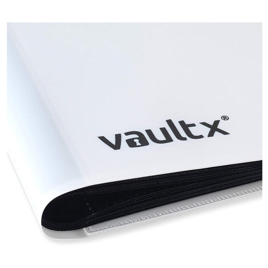 Vault X - 12-Pocket - Strap Binder - White