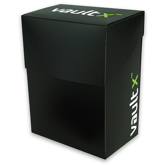 Vault X - Small Deck Box w/ 100 Card Sleeves - Black