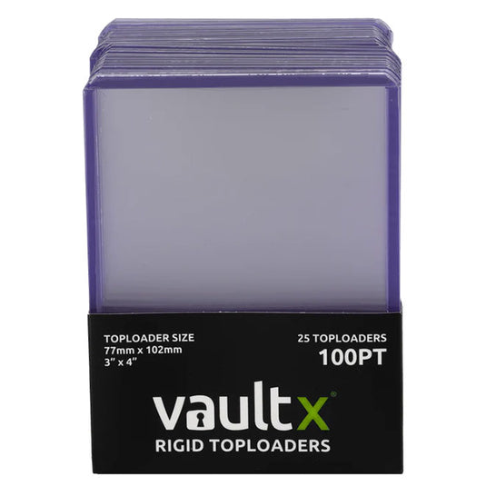 Vault X - Rigid Toploaders 100pt (25)