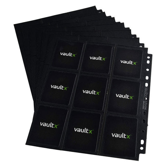 Vault X - 9-Pocket Sideloaders (50 Pages) - Black Vault X - 9-Pocket Sideloaders (50 Pages) - Black