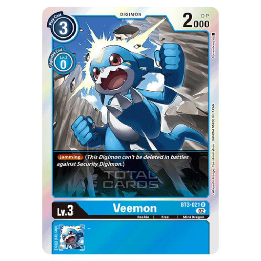 Digimon Card Game - RB-01: Resurgence Booster - Veemon - (Alternative Art) - BT3-021a