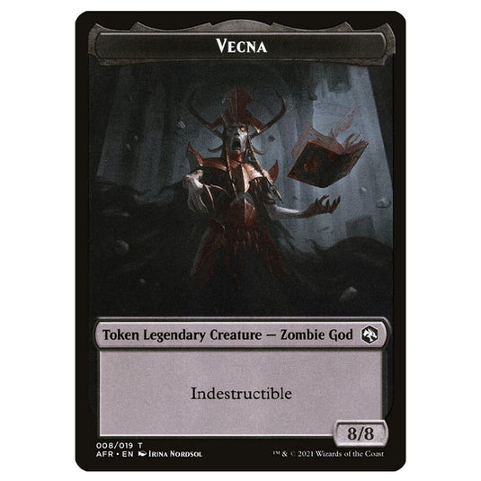 Magic The Gathering - Adventures in the Forgotten Realms - Tokens - Vecna - 8/22