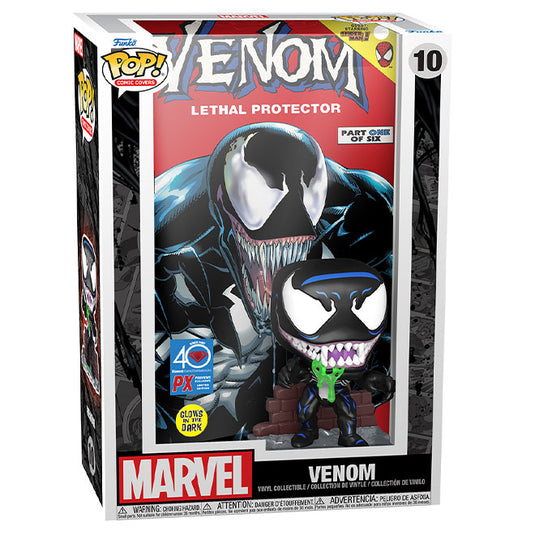 Funko POP! Vinyl - Comic Cover - Marvel - Venom Lethal Protector - Glow-In-the-Dark