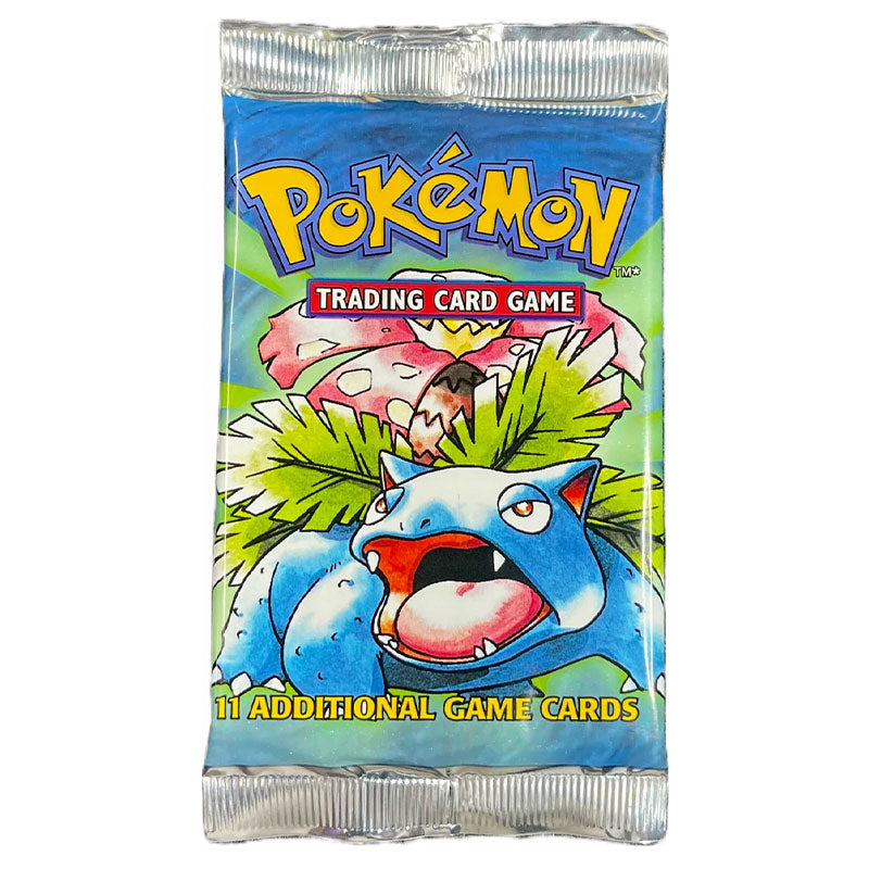 Pokemon - WOTC - Base Set - Booster Pack - 4th Print (Unweighed) Pokemon - WOTC - Base Set - Booster Pack - 4th Print (Unweighed)