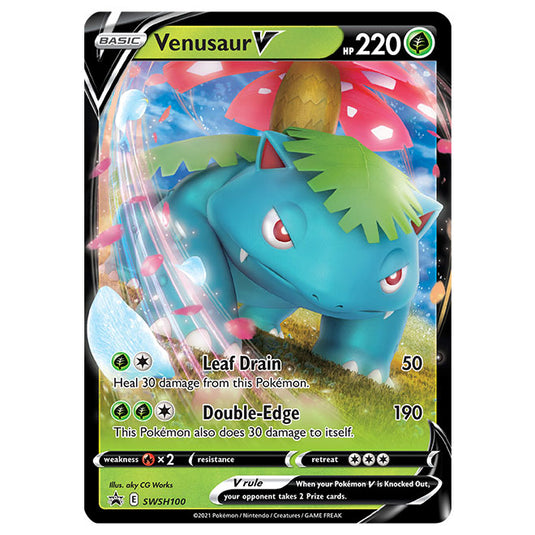 Pokemon - Sword & Shield - SWSH Black Star Promos - Venusaur V - SWSH100