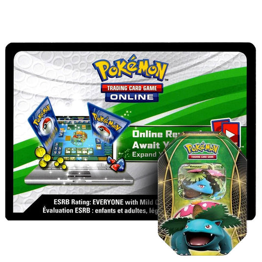 Pokemon - Venusaur EX Tin - Online Code Card