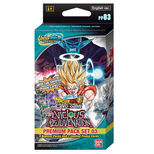 DragonBall Super Card Game - Vicious Rejuvenation - Premium Pack Set 03