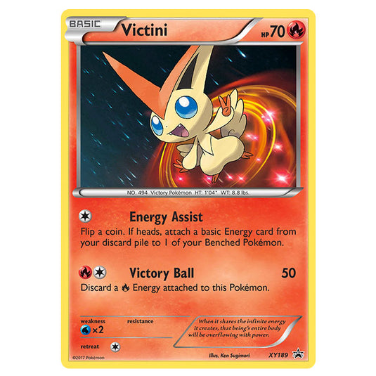 Pokemon - XY - XY Black Star Promos - Victini - XY189