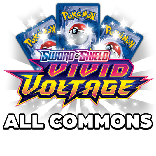 Pokemon - Sword & Shield - Vivid Voltage - All Commons
